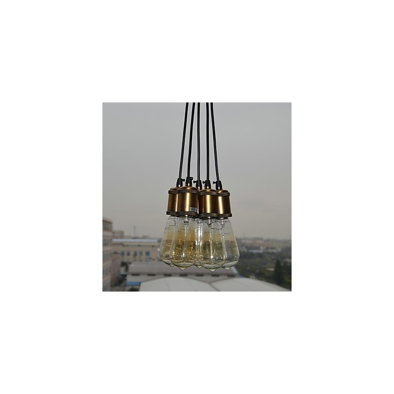 Country Electroplated Metal Flush Mount