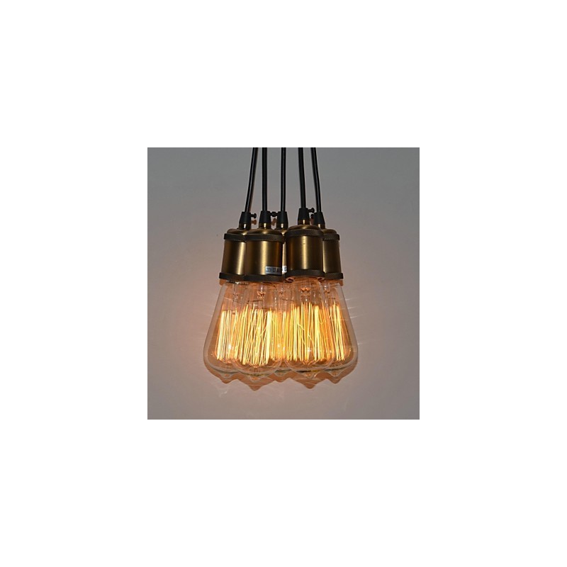 Country Electroplated Metal Flush Mount