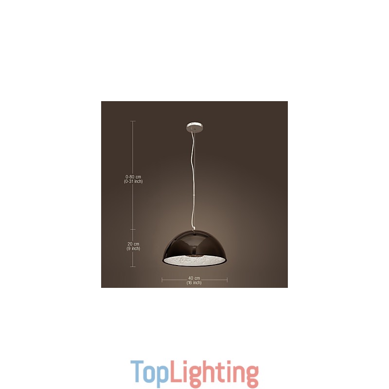 Modern Contemporary Bowl Mini Style Painting Pendant Light