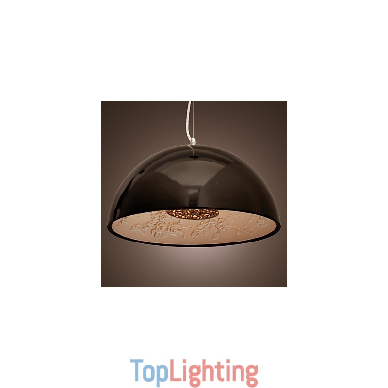 Modern Contemporary Bowl Mini Style Painting Pendant Light