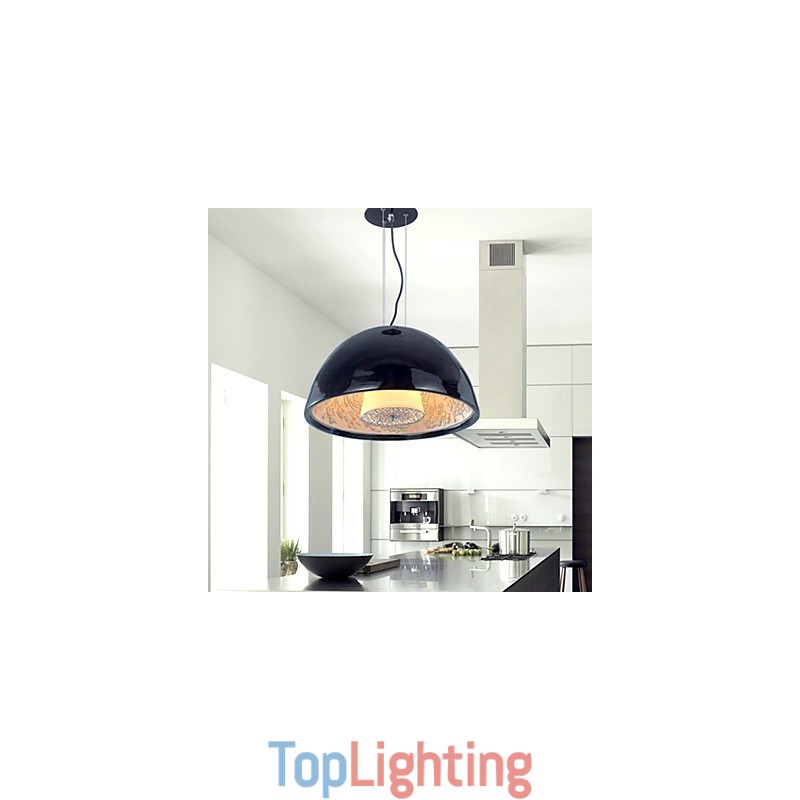 Modern Contemporary Bowl Mini Style Painting Pendant Light