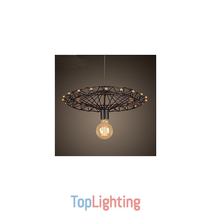 American Country Iron Industry Ferris Wheel Chandelier