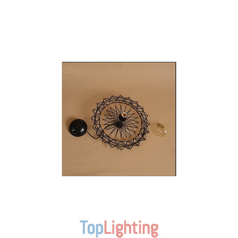 American Country Iron Industry Ferris Wheel Chandelier
