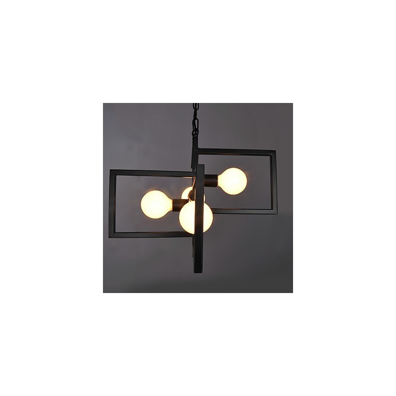 Vintage Country Painting Metal Pendant Light Garage
