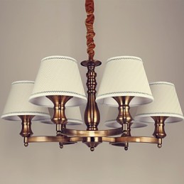 Rustic Lodge Vintage Mini Style Electroplated Metal Chandelier