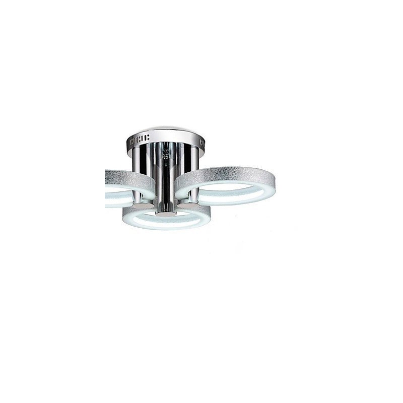 Chandelier Modern Silver 3 Lights