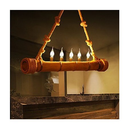 Cafe Pastoral Nostalgia Decorative Bamboo Chandelier Cafe Pastoral Nostalgia Decorative Bamboo Chandelier