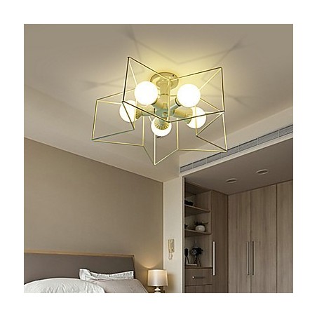3W Vintage Country Painting Metal Pendant Light Garage 3W Vintage Country Painting Metal Pendant Light Garage