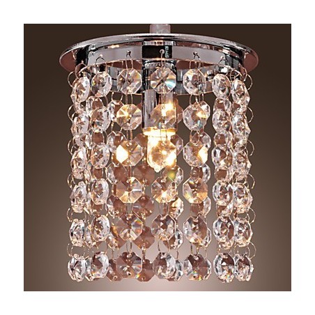 Modern Contemporary Crystal Mini Style Electroplated Pendant Light Modern Contemporary Crystal Mini Style Electroplated Pendant Light