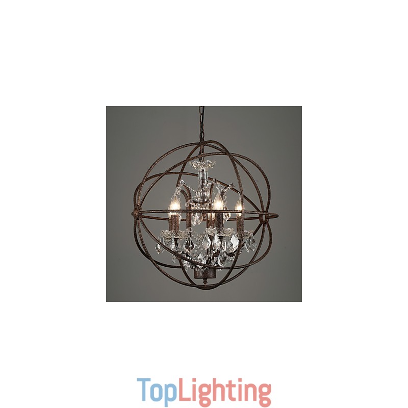 Chandelier Crystal Traditional Classic Metal