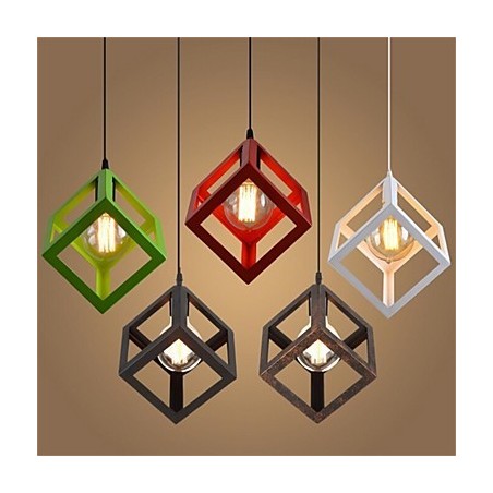 American Retro Birdcage Shape Iron Art Chandelier American Retro Birdcage Shape Iron Art Chandelier
