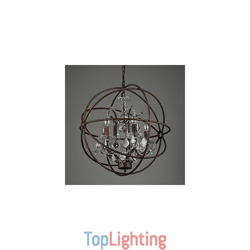 Chandelier Crystal Traditional Classic Metal