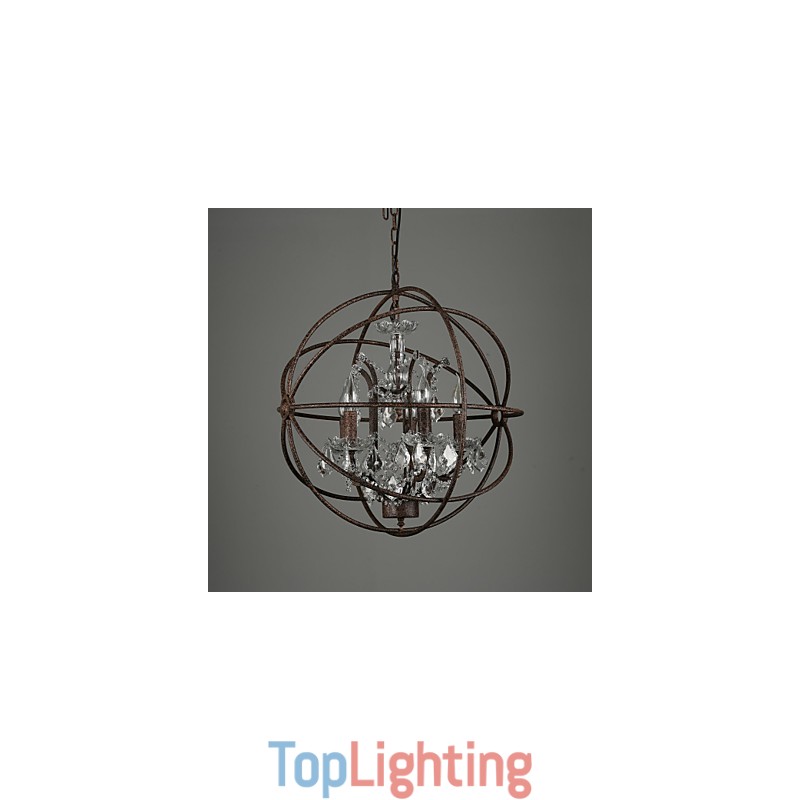 Chandelier Crystal Traditional Classic Metal