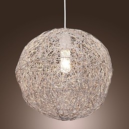 Modern Contemporary Globe Mini Style Chrome Pendant Light