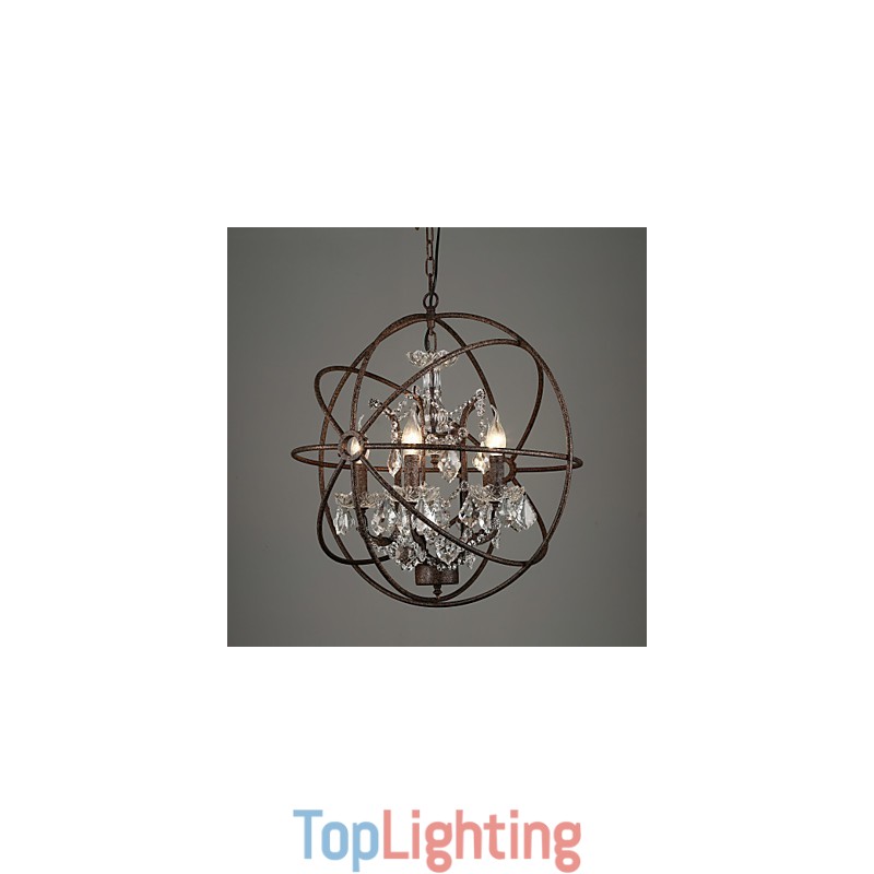 Chandelier Crystal Traditional Classic Metal