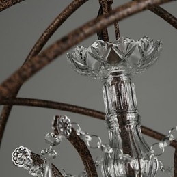 Chandelier Crystal Traditional Classic Metal