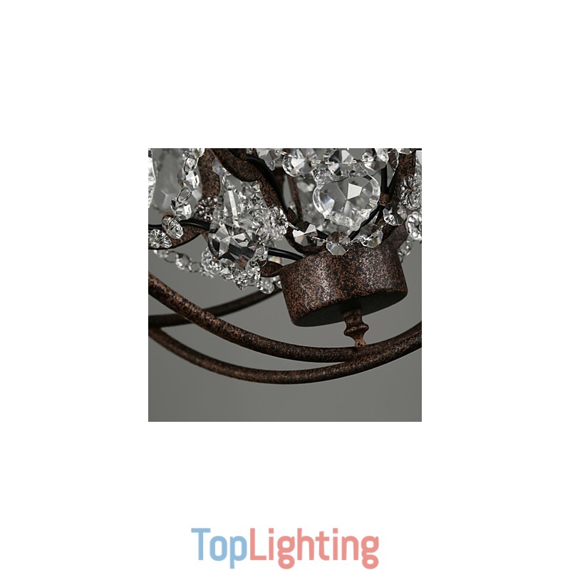 Chandelier Crystal Traditional Classic Metal