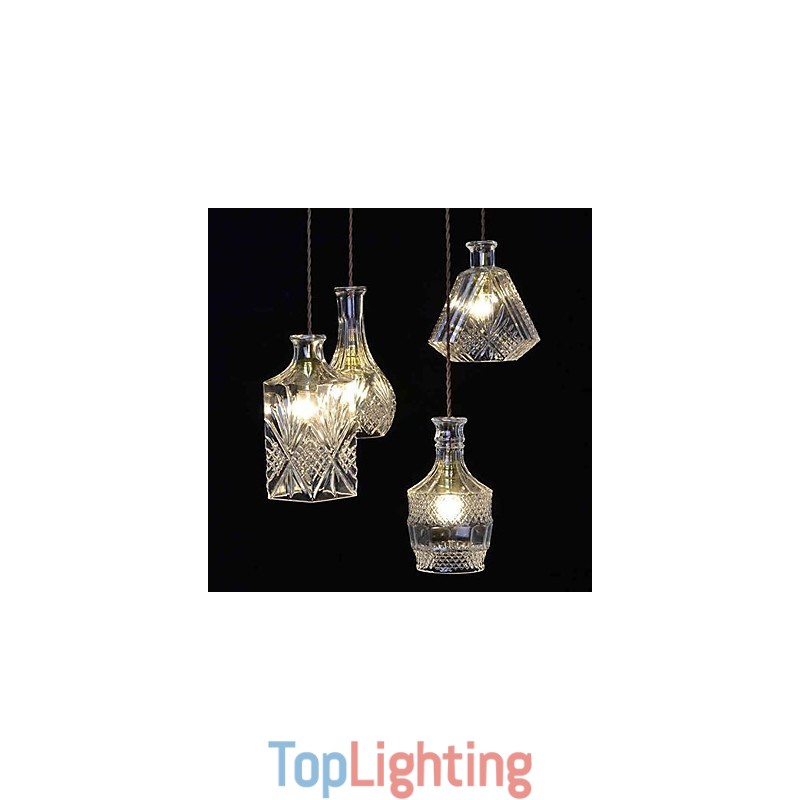 Modern Contemporary Mini Style Metal Chandelier