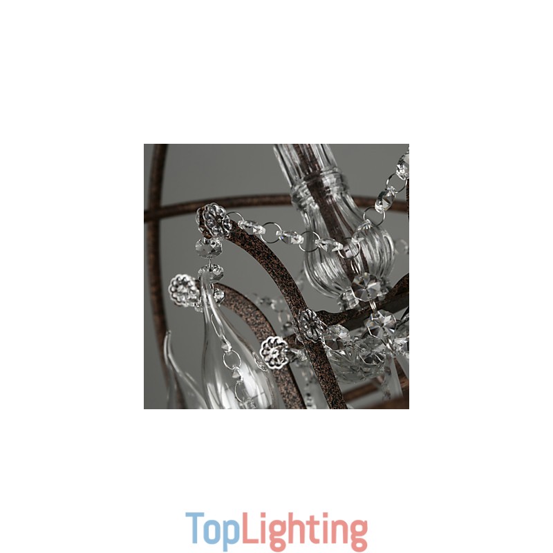 Chandelier Crystal Traditional Classic Metal