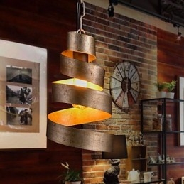Retro Iron Lamp Modern Minimalist Industrial Style Chandelier