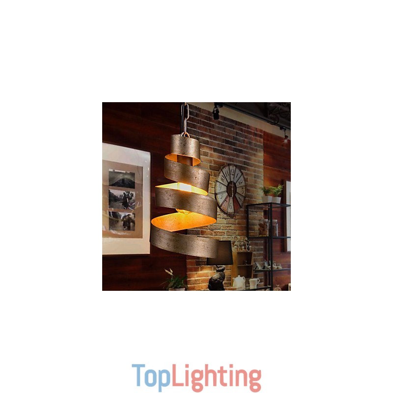 Retro Iron Lamp Modern Minimalist Industrial Style Chandelier