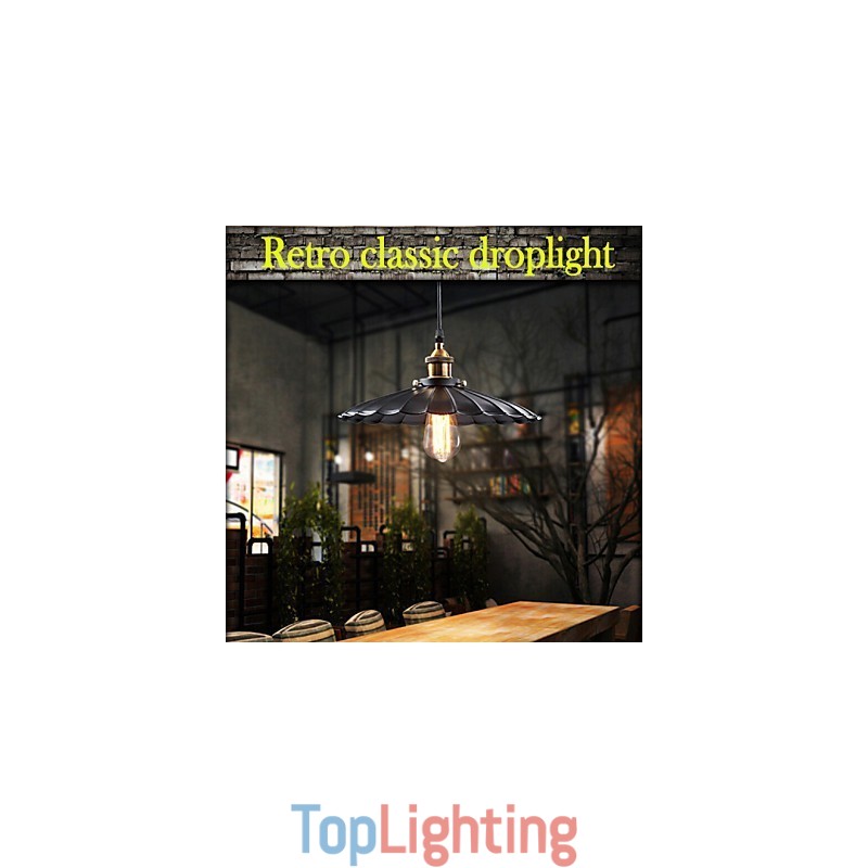 Retro Classic European Style Pendant Light Metal Art Droplight