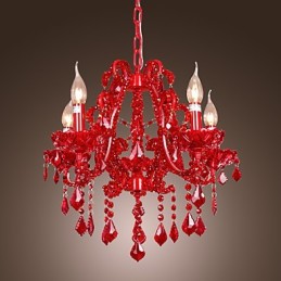 Modern Contemporary Crystal Chrome Metal Chandelier