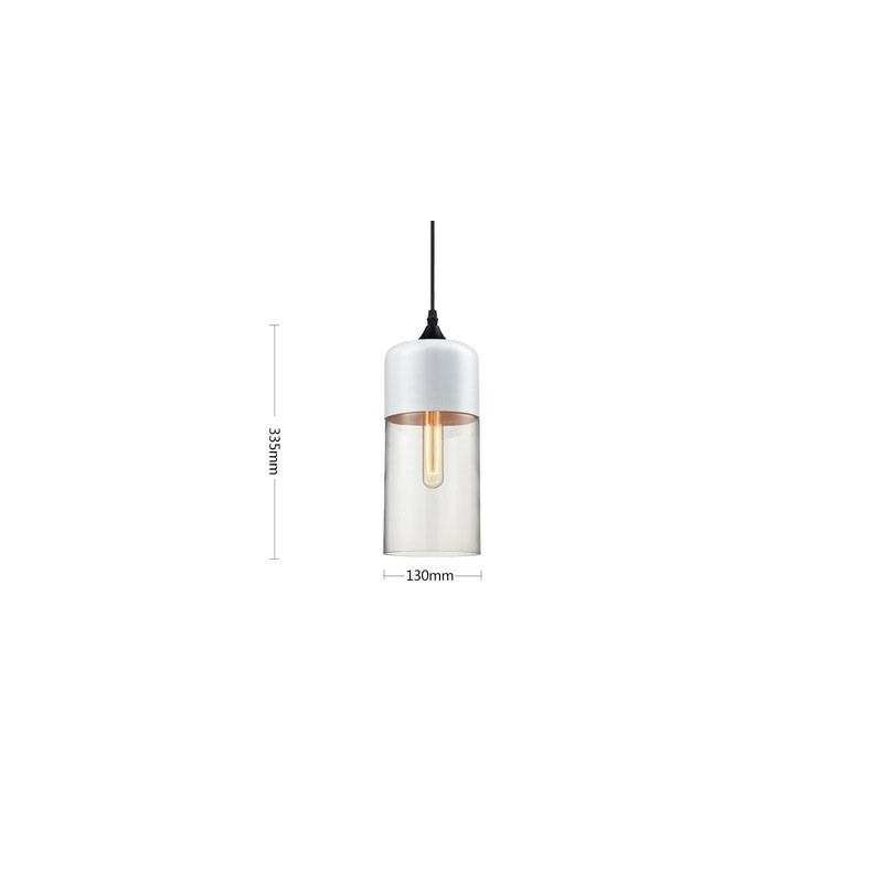 The Nordic Creative Stair Shop'S Art Wrought Iron Glass Chandelier Lamp