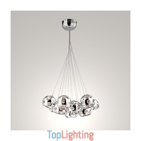 Modern Contemporary Globe Chrome Metal Pendant Light Modern Contemporary Globe Chrome Metal Pendant Light