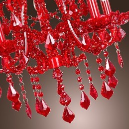 Modern Contemporary Crystal Chrome Metal Chandelier