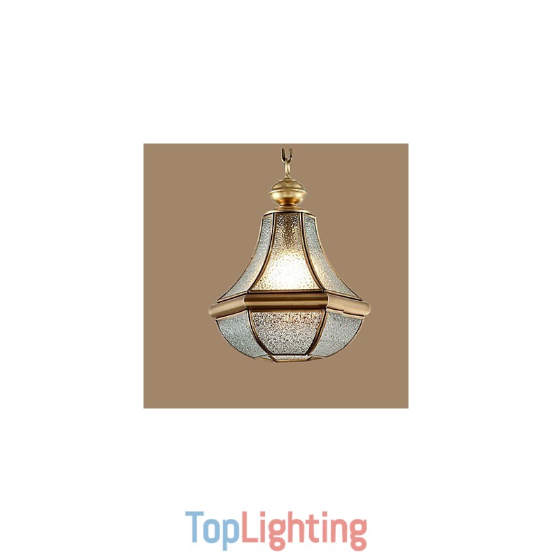 American Country Small Pendant all Copper Single Glass