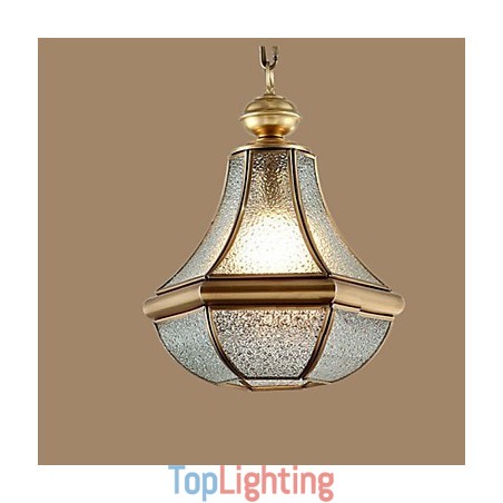 American Country Small Pendant all Copper Single Glass American Country Small Pendant all Copper Single Glass