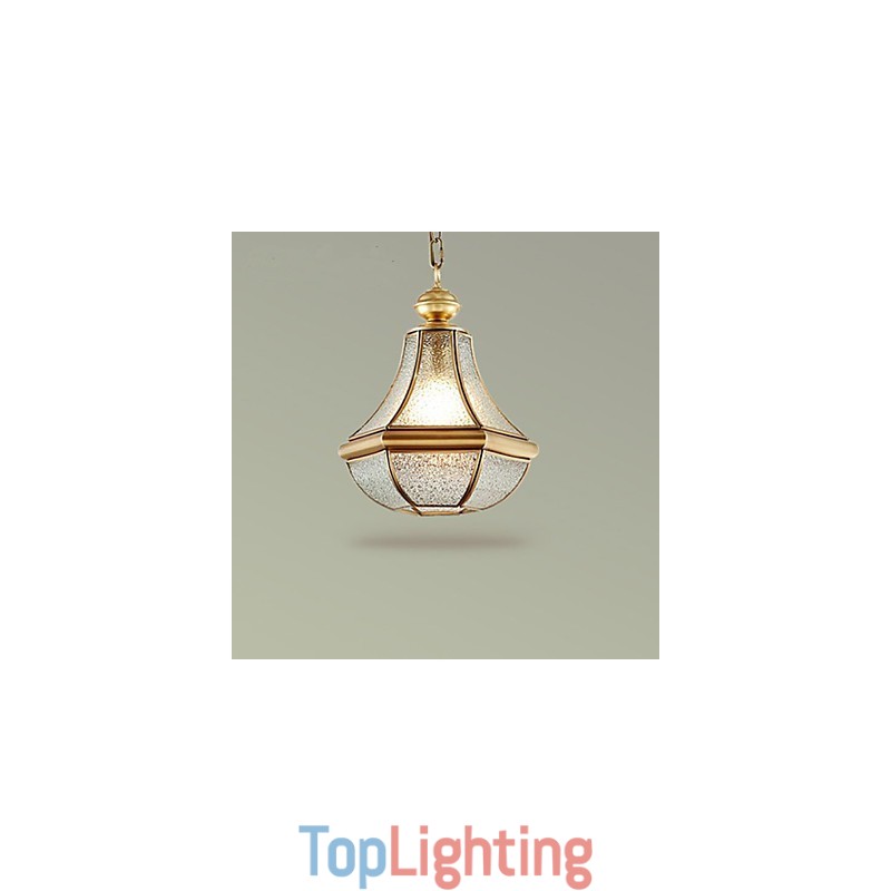 American Country Small Pendant all Copper Single Glass