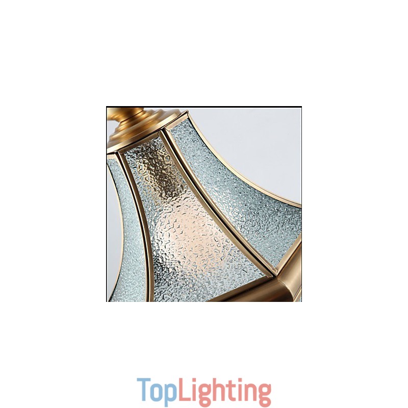 American Country Small Pendant all Copper Single Glass