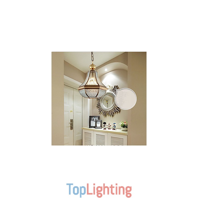 American Country Small Pendant all Copper Single Glass