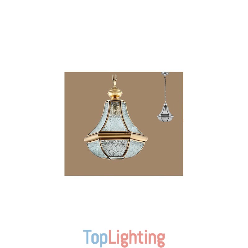 American Country Small Pendant all Copper Single Glass