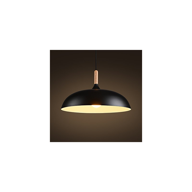 Retro Pendant Light Painting Wood+Metal Cafe pendant lamps