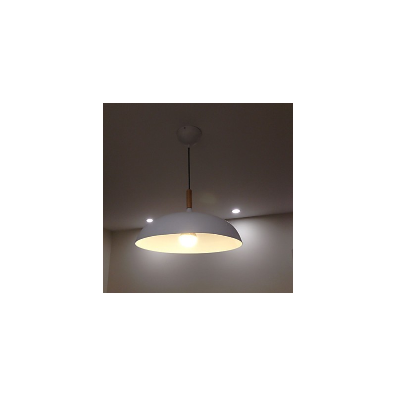 Retro Pendant Light Painting Wood+Metal Cafe pendant lamps