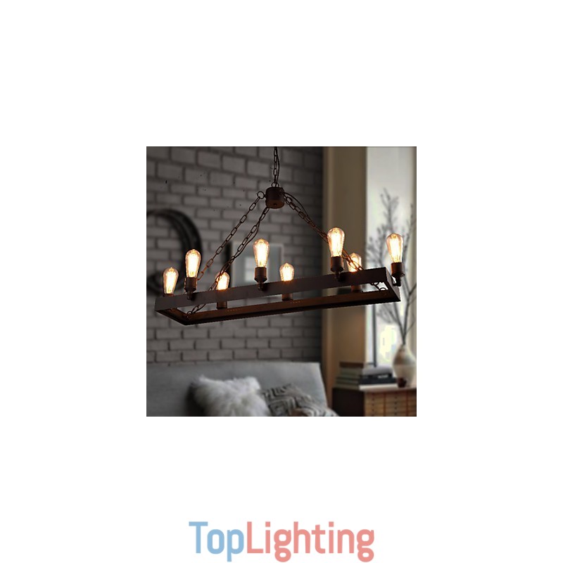 Modern Retro Loft Chandelier American Country Chandelier Creative Industrial Cafe Lamp Lights