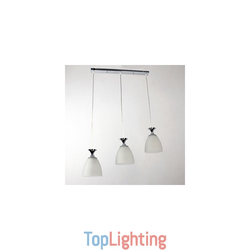 Modern Contemporary Island Mini Style Chrome Pendant Light