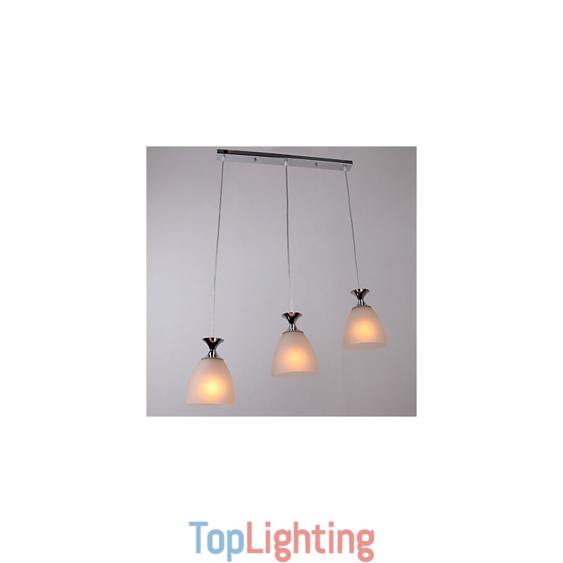 Modern Contemporary Island Mini Style Chrome Pendant Light