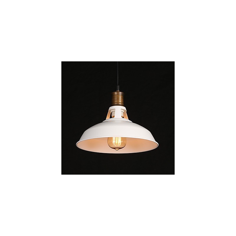 American Country Style Originality Single Head Wrought Iron Hollow Out Droplight Lamp