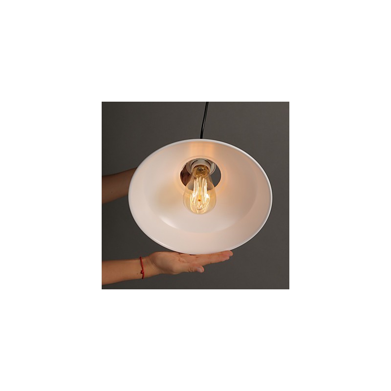 American Country Style Originality Single Head Wrought Iron Hollow Out Droplight Lamp