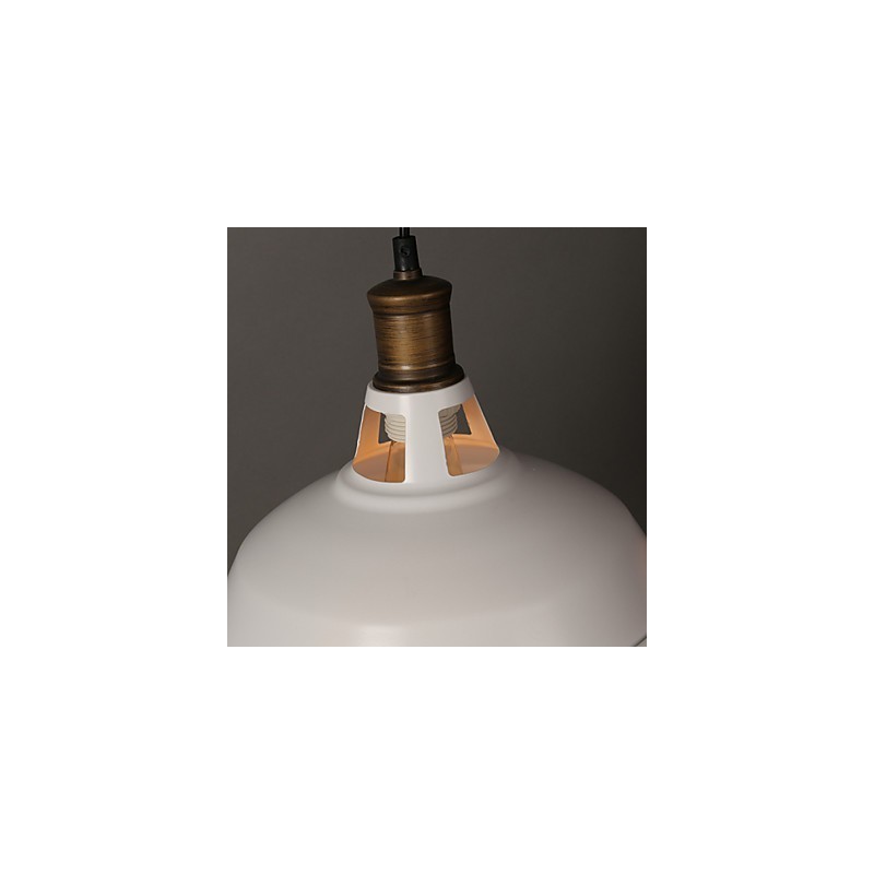 American Country Style Originality Single Head Wrought Iron Hollow Out Droplight Lamp