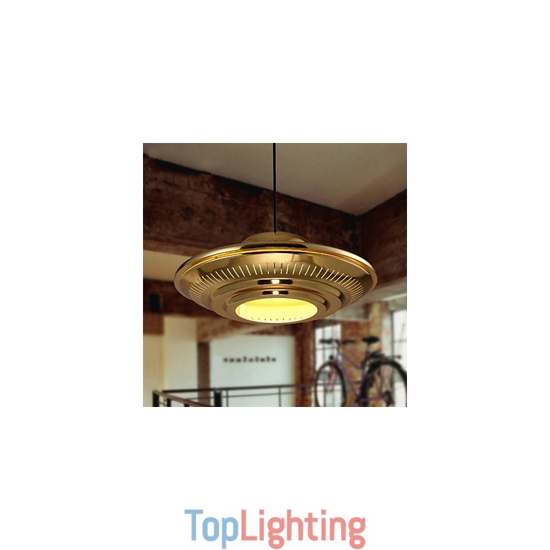 Country Electroplated Metal Pendant Light Garage