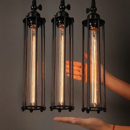 Creative European Style Restoring Ancient Ways Wrought Iron Alcatraz Single Head Droplight