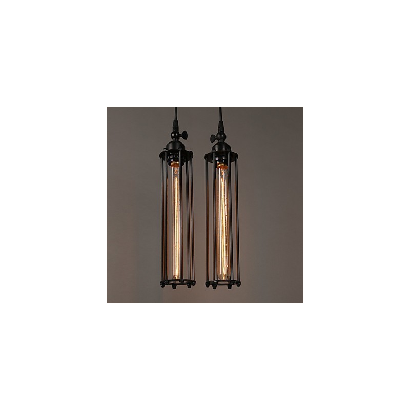 Creative European Style Restoring Ancient Ways Wrought Iron Alcatraz Single Head Droplight