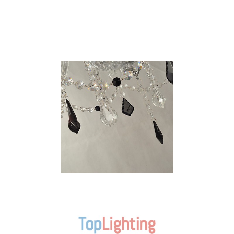 Elegant Crystal Chandelier with 8 Lights