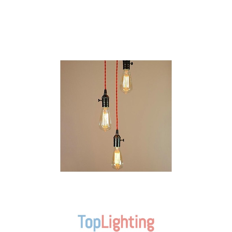 Country Mini Style Electroplated Metal Flush Mount