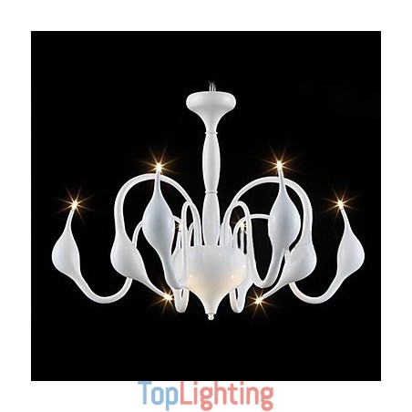Modern Contemporary Electroplated Metal Chandelier Modern Contemporary Electroplated Metal Chandelier